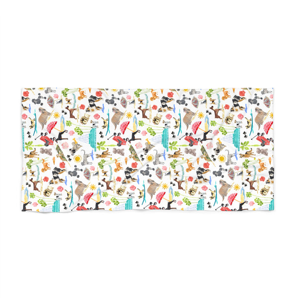 Dog Days of Summer Beach Towel