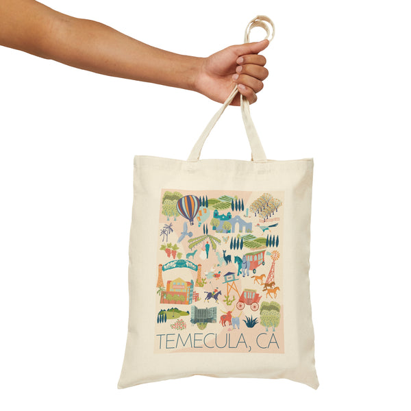 Temecula Cotton Canvas Tote Bag