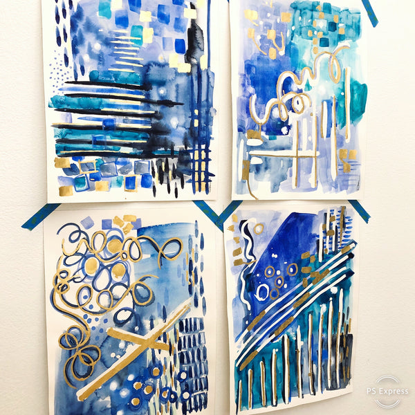 Sea Wall Original Art 18"x24"