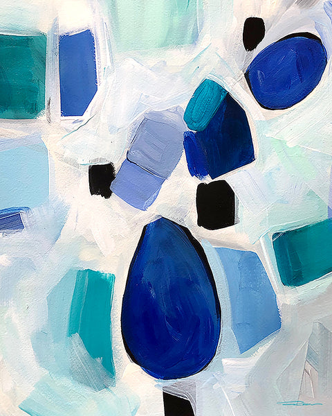 Aquamarine Terra Gem Print