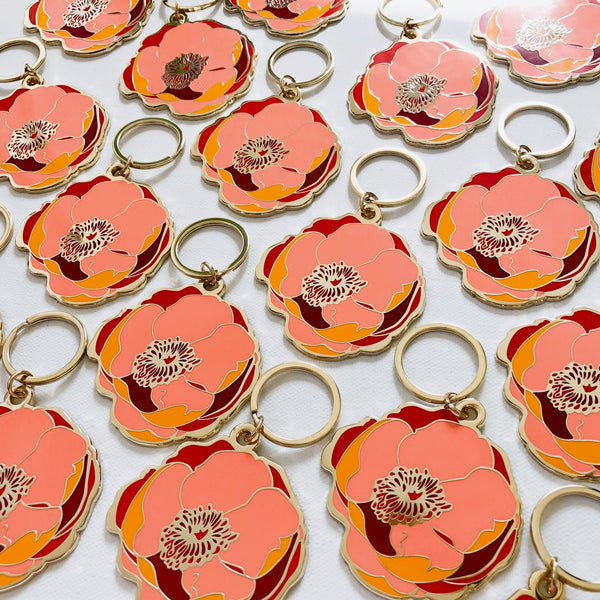 Poppy Keychain