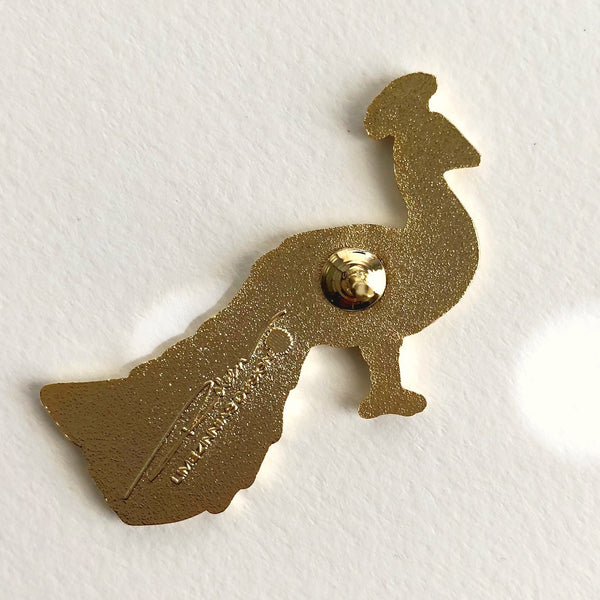 Peacock Enamel Pin