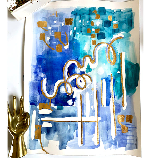 Coastal Fiesta Original Art 18"x24"