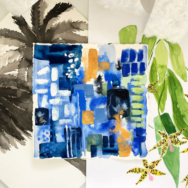 Ginger Jar Original Art 8"x8"