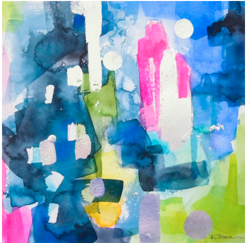 Blue Summer Breezes No2 Print