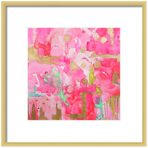 Blushing Shades Pink Print