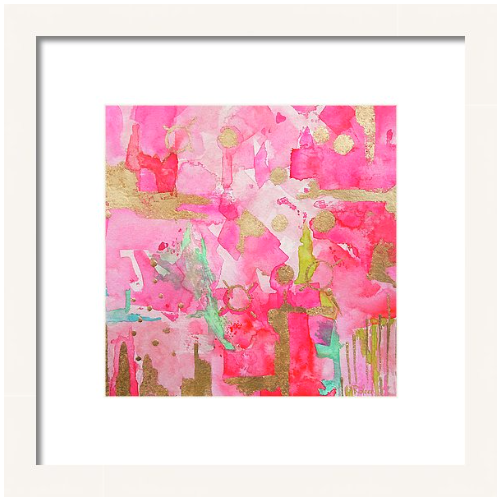 Blushing Shades Pink Print