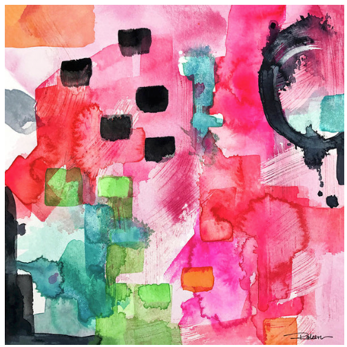 Flamingo Dance Print