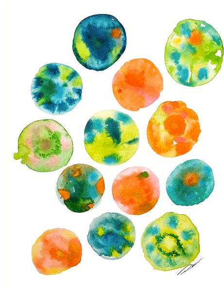 Bubbliscious Tie Dye Print