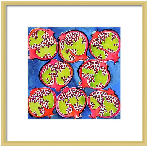 Pomegranate de Cobalt Print