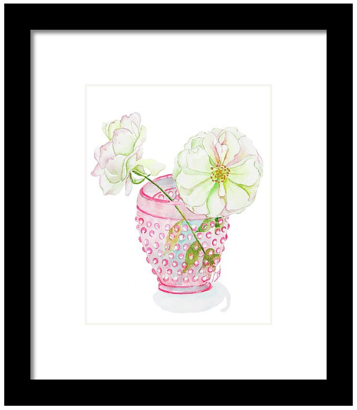 Cheers Pink Rose Print