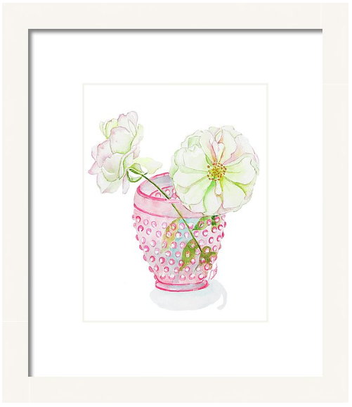 Cheers Pink Rose Print