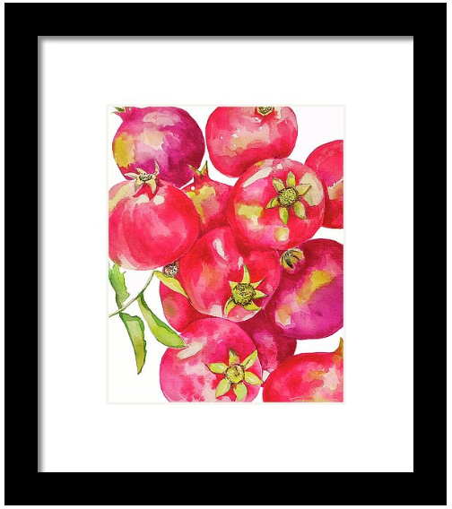 Pomegranate From A Friend Print