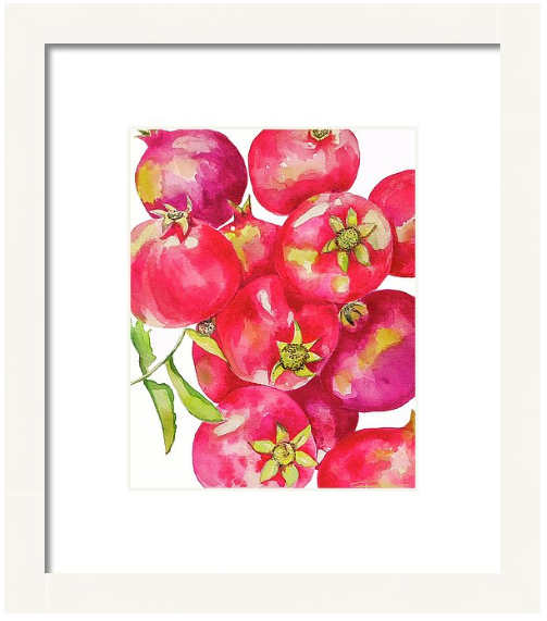 Pomegranate From A Friend Print