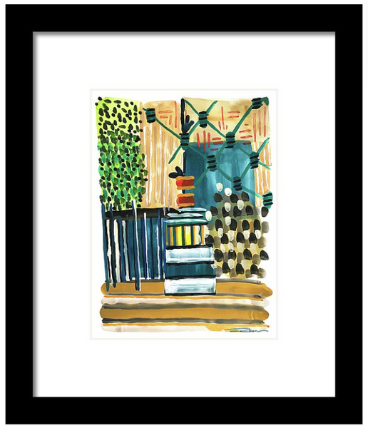 Lagoon Netting Print