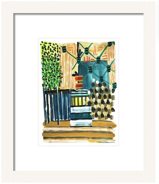 Lagoon Netting Print