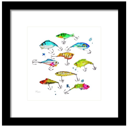 Fishing is Fly No4 Print