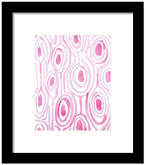 Pink Woodgrain Print