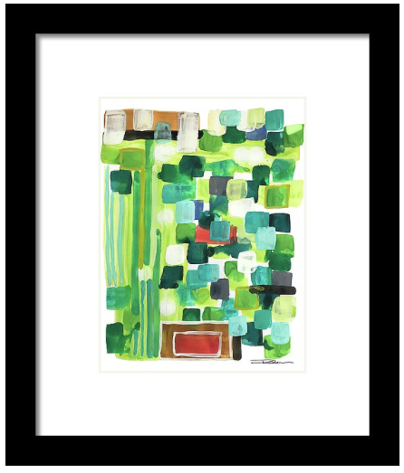 Verde Art Print