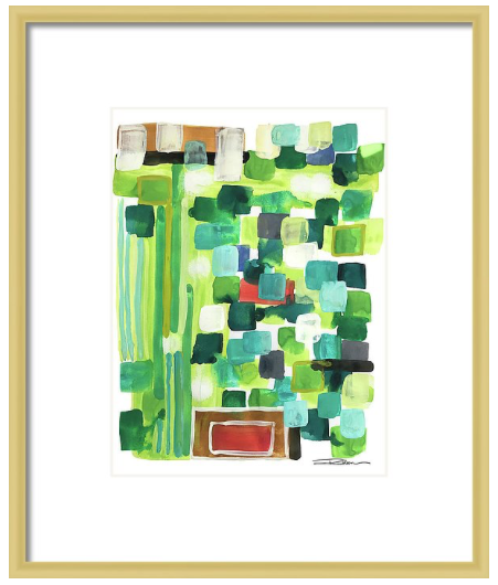 Verde Art Print