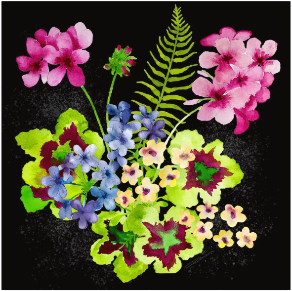 Pink Geranium Aperitif Print