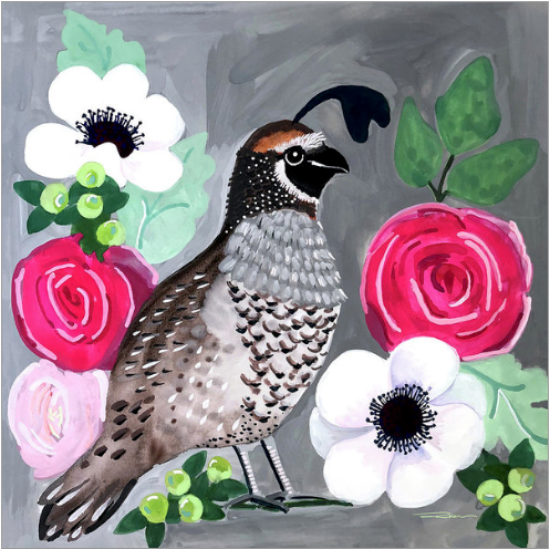 California Garden Quail Print