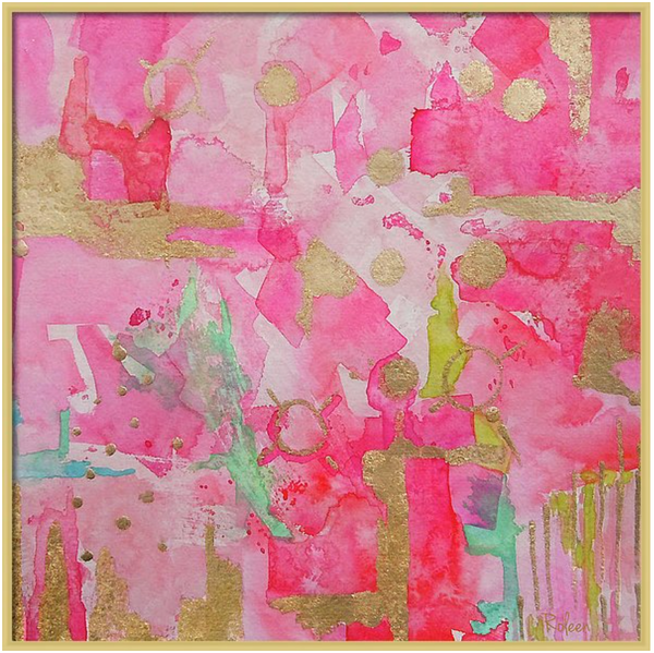 Blushing Shades Pink Print