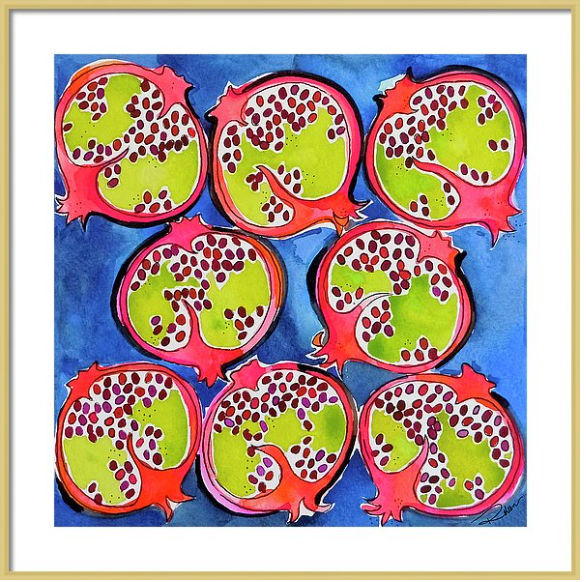 Pomegranate de Cobalt Print