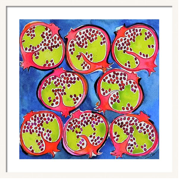 Pomegranate de Cobalt Print