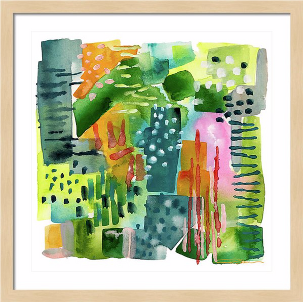 Jungle Vines Abstract Print