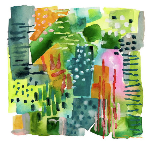 Jungle Vines Abstract Print