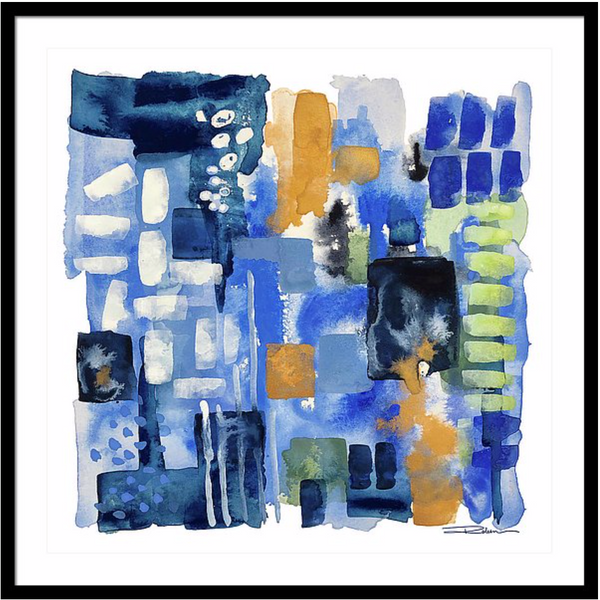 Ginger Jar Abstract Print