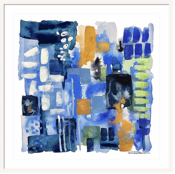 Ginger Jar Abstract Print