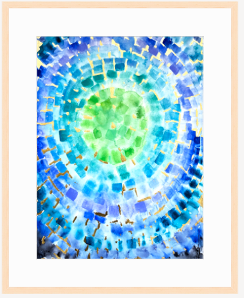 Good Vibes Original Art 18"x24'