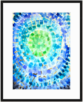 Good Vibes Original Art 18"x24'