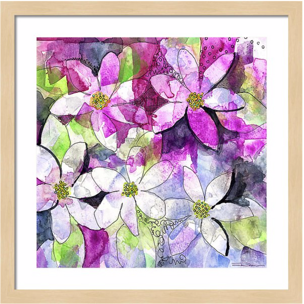 Paper Mache' Abstract Print