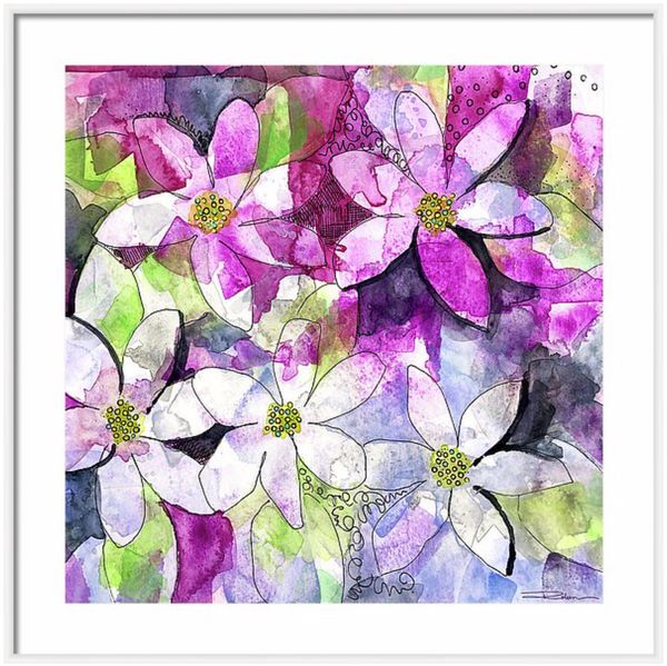 Paper Mache' Abstract Print