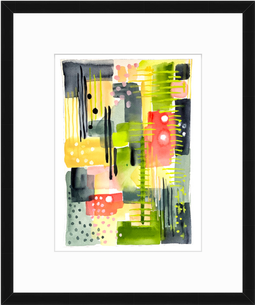 Giraffe Original Art 9"x12"