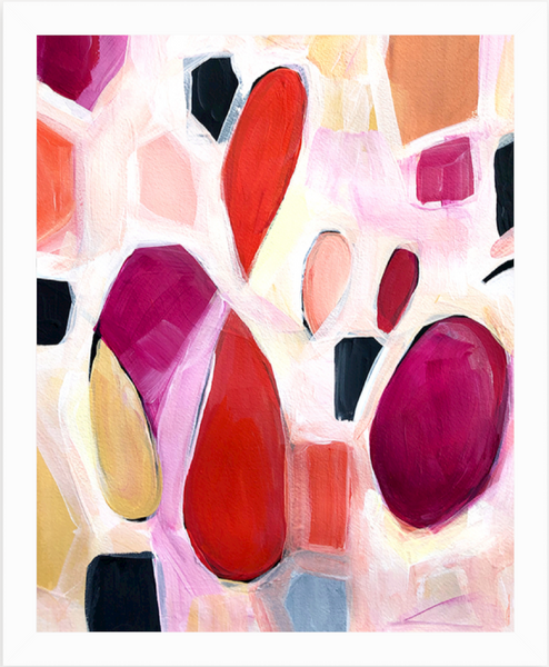 Tourmaline Terra Gem Art Print