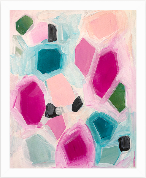 Semiprecious Terra Gem Art Print