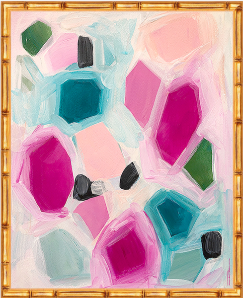 Semiprecious Terra Gem Art Print