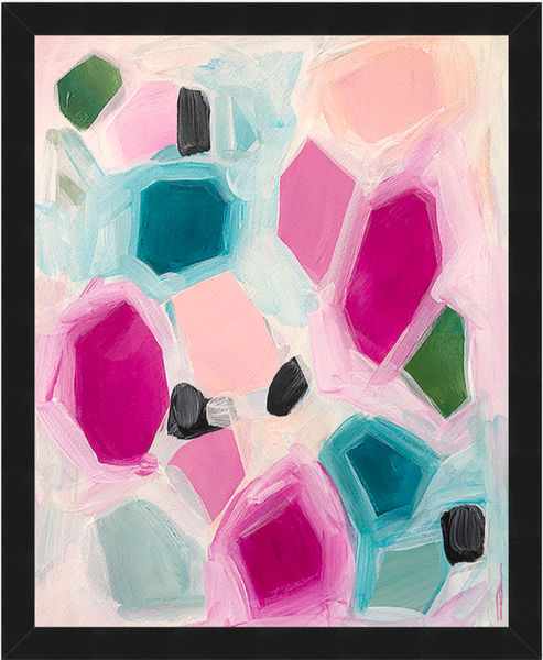 Semiprecious Terra Gem Art Print