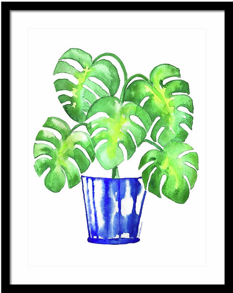 Monstera Leaf Print