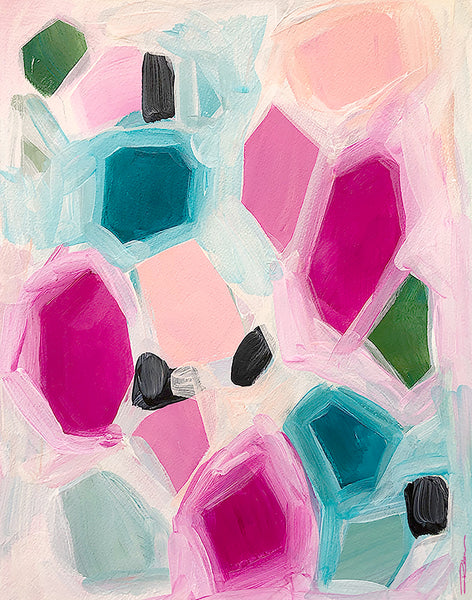 Semiprecious Terra Gem Art Print