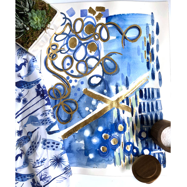 Sound of the Sea Original Art 18"x24"