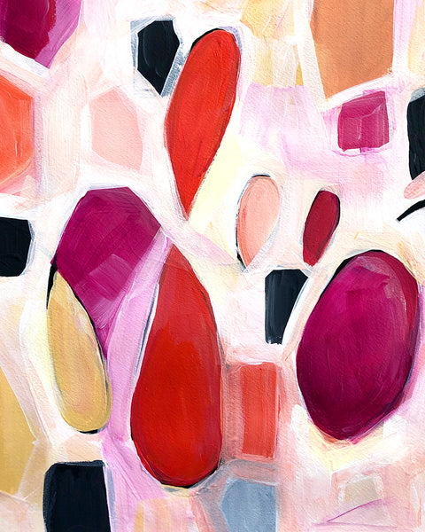 Tourmaline Terra Gem Art Print