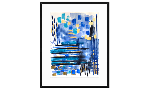 Sea Wall Original Art 18"x24"