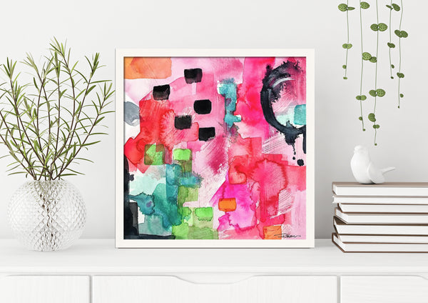 Flamingo Dance Print