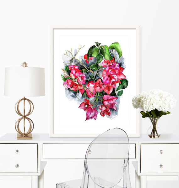 Bougainvillea Burst Print