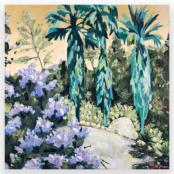 California Garden Original Art 36"x36"